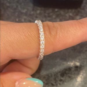 14k rose gold diamond ring